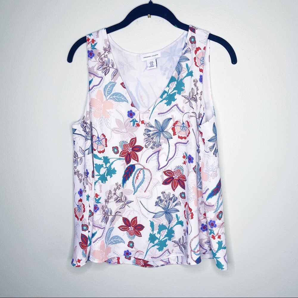 Adrienne vittadini sleeveless lined blouse